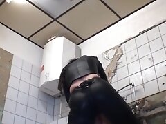 Фетишисты, Немецкое порно, Страпон Strap On Fuck In The Toilet