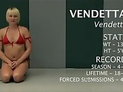 Vendetta celebrates her wrestling victory with sex