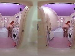 Hot Redhead Teen Anabel P** In Bathroom - Amateur Watersport Voyeur