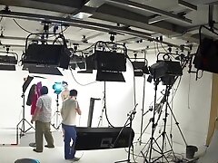 Backstage of russian model