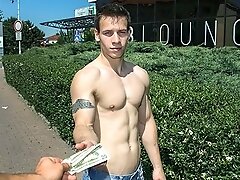 Групповой секс, Публичный секс Public Anal Sex By The River - OutInPublic