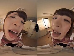 Yuri Sasahara in Yuri Sasahara Lewd Teacher with a Dirty Mouth 1 - WAAPVR