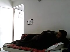 Indian couple enjoying sex in noon