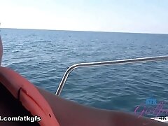 Elena Koshka in Elena Sucks You Off And Plays Outside Before You Go Snorkel - ATKGirlfriends