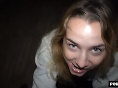 Cute Girlfriend Swallows Huge Load After Doggy Fuck On A Public Playground