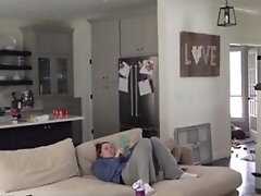 Hidden wife mast on couch