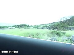 Секс на пляже, Бикини, Отсос, Брюнетки, Семяизвержение, Дрочат, Публичный секс, Молоденькие, Большие сиськи Karly Baker in You get to fuck her in the car, but have to finish back home. - ATKGirlfriends
