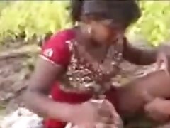 Индианки Indian outdoor Creampie