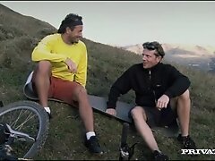 Sunny Jay Goes Mountain Biking and Meets Two Guys Who Give Her a DP - Private Porn Sex Videos