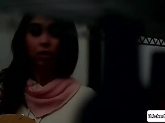 Petite babe pussy licking her horny hairy lesbian girlfriend