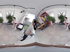 Блондинки, Отсос, Брюнетки, Молоденькие Molly Cute, Sophie Weber VR Porn: Sex Match - VirtualTaboo