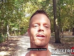 Hot outdoor fucking in the morning with Bodo and Jana - Hitzefrei