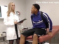 Busty Cougar Julia Ann Handles Big Black Cock At The Surgery