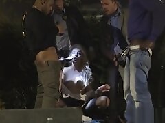 Teasing inked ladyboy assfucked by lover after showering