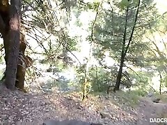 Small tited blonde babe, Riley Star is in a doggy position, while getting a massive dick