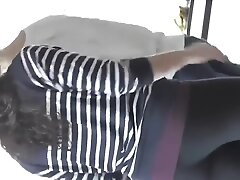 Candid teen 18+ cheerleaders dancing in leggings