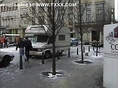 Petite Young Brunette Car Chick Sucks And Rides A Thick Cock