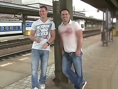 sex in public - train station