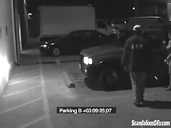 Slutty teen 18+ is caught as she sucks cock