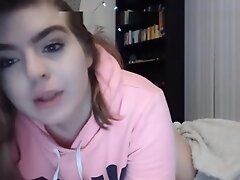 Femdom bosomy MILF wanks cock and talks slutty in closeup