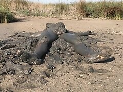 My muddy games at the lake. Game 1.