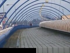 czech couple fucks in public