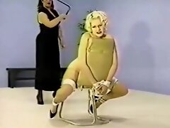 The retro sluts on the whipping chair