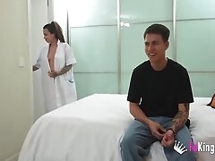 Slutty Cleaning Lady That Fucked Half College Wants To Try Her Luck At Porn!