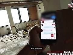 Real pick up Sexdate with german big tits horny housewife outdoor EroCom Date