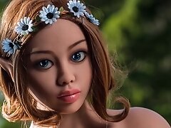Lovable realistic young sex dolls blonde brunette black asian