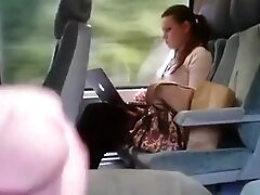 I love Girls watching me Flash Cock on public Train ride