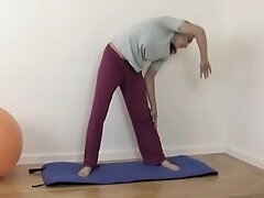 Sunny strips nude after doing some exercises - WeAreHairy