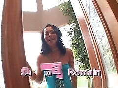 Horny pornstars Gianna Michaels and Sandra Romain in crazy masturbation, lesbian sex clip