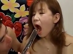 Pregnant Japanese Gets Pussy Toyed
