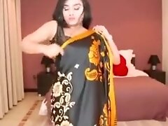 Индианки Satin Silk Saree